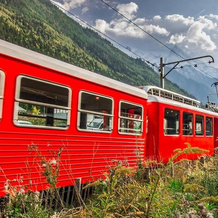 Vue Brevent Sublime En Centre Ville Avec Parking Prive Chamonix Exterior foto