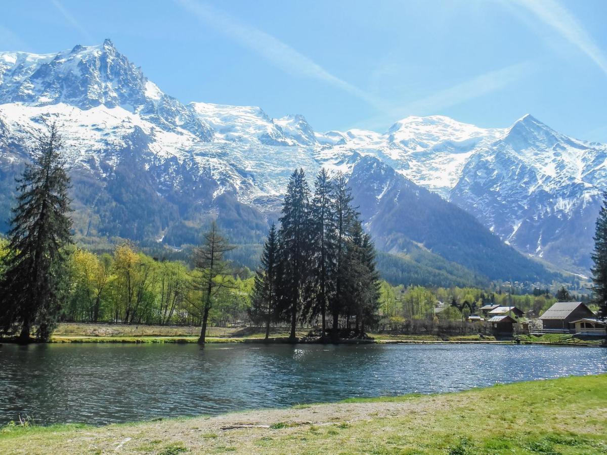 Vue Brevent Sublime En Centre Ville Avec Parking Prive Chamonix Exterior foto